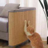 Corner-mounted cat scratcher for ultimate furniture protection and stylish home decor